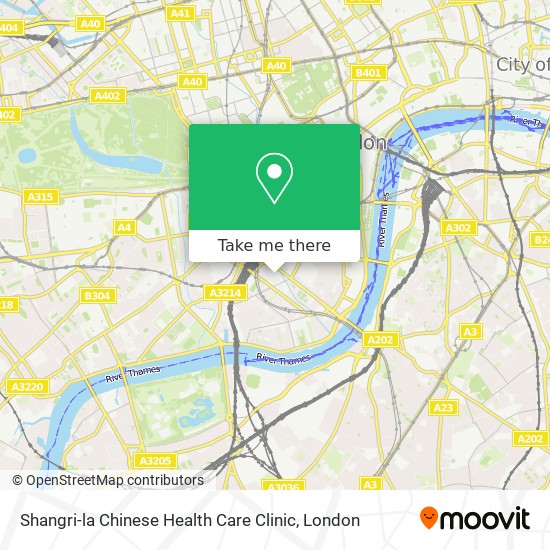 Shangri-la Chinese Health Care Clinic map