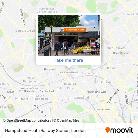 Hampstead Heath Railway Station map