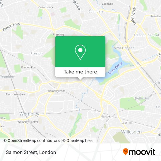 Salmon Street map