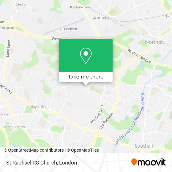 St Raphael RC Church map