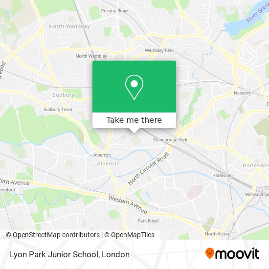 Lyon Park Junior School map