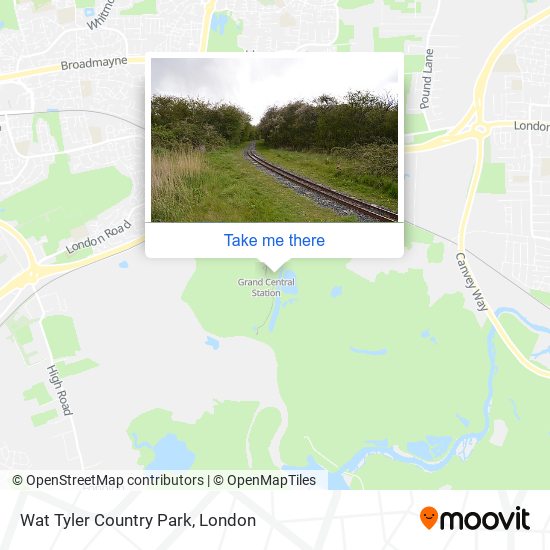 Wat Tyler Country Park map