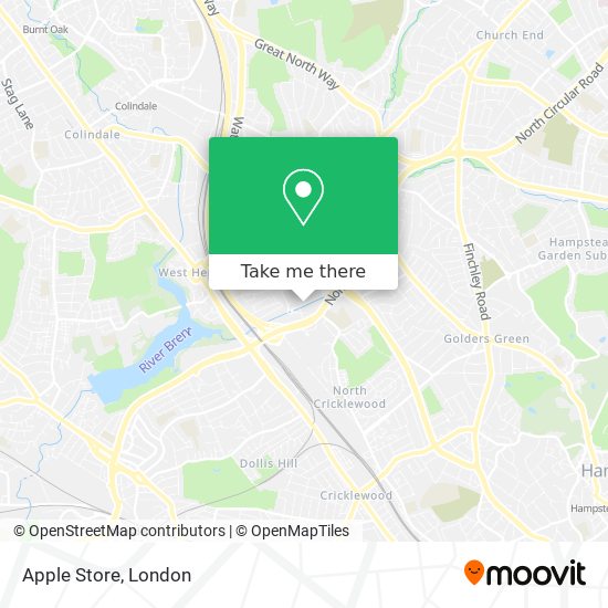 Apple Store map