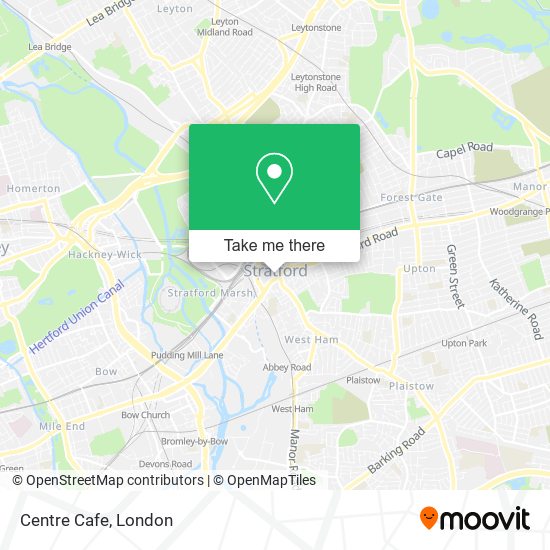 Centre Cafe map