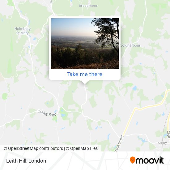 Leith Hill map