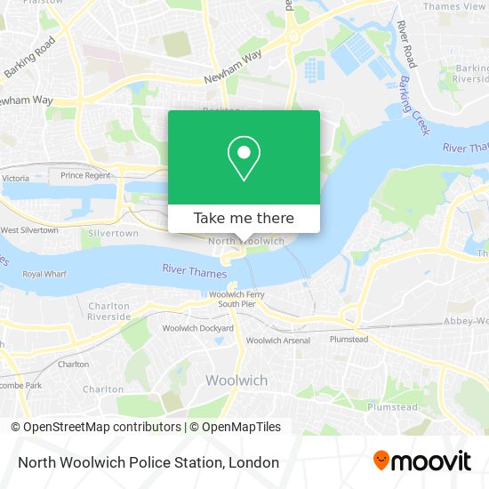 North Woolwich Police Station map