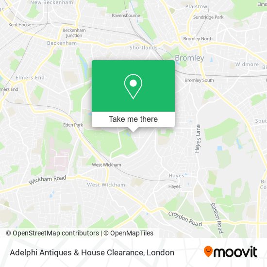 Adelphi Antiques & House Clearance map