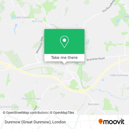 Dunmow (Great Dunmow) map