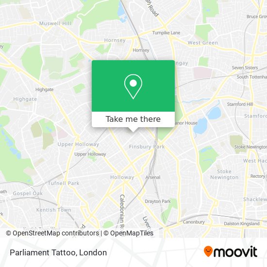 Parliament Tattoo map