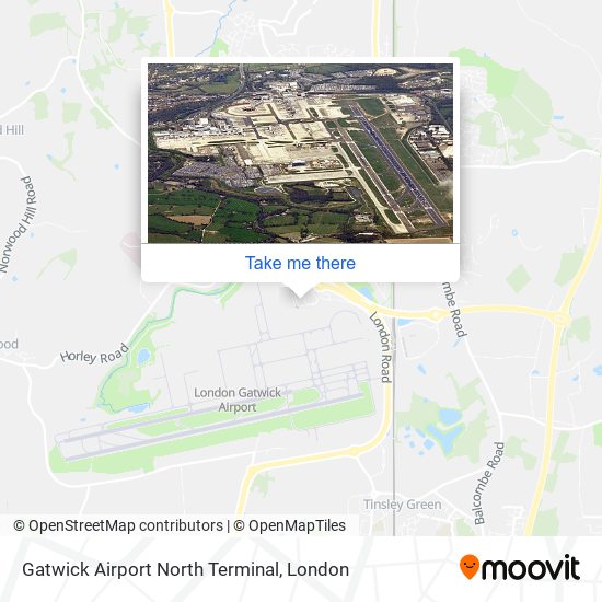 Gatwick Airport North Terminal map