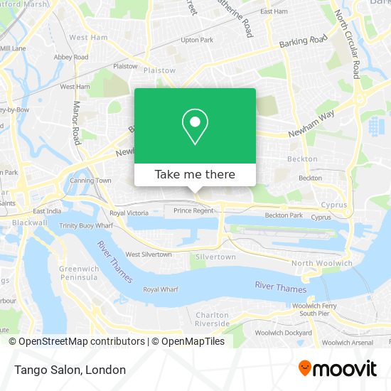 Tango Salon map