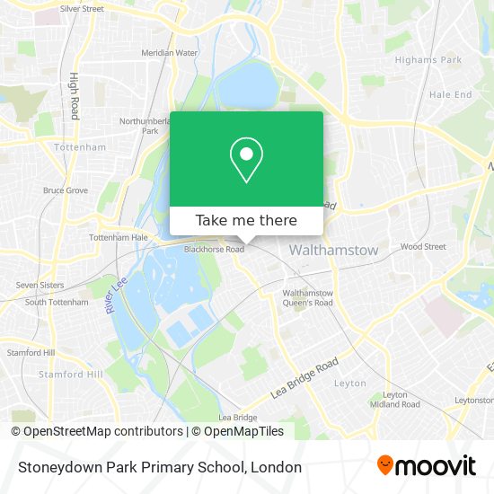 Stoneydown Park Primary School map