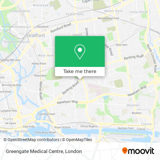 Greengate Medical Centre map
