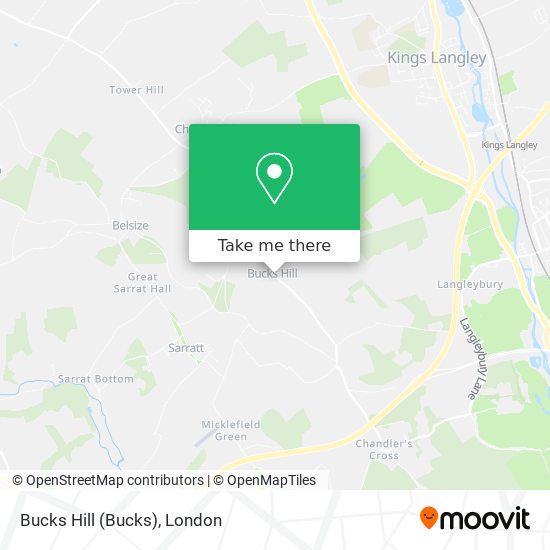 Bucks Hill map