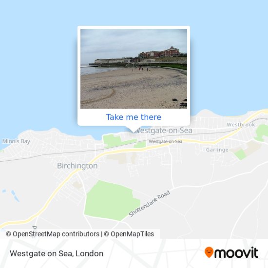 Westgate On Sea Map How To Get To Westgate On Sea In Margate By Bus Or Train?