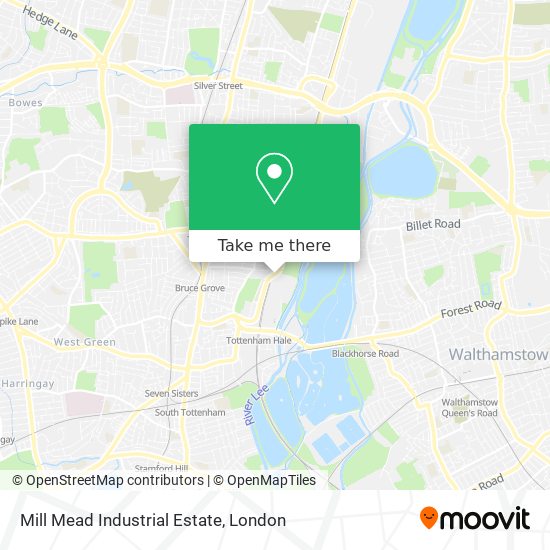 Mill Mead Industrial Estate map