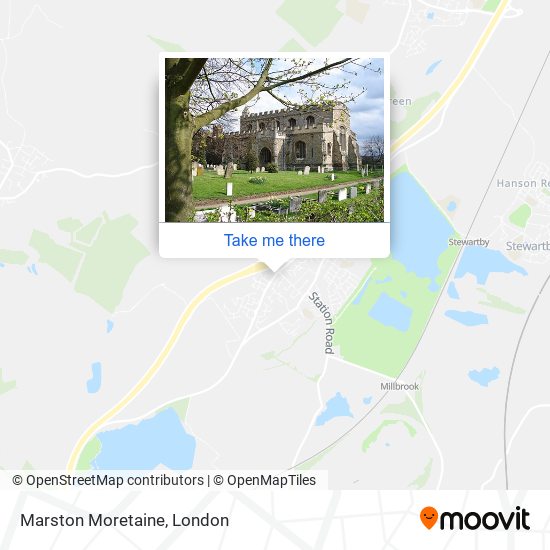 Marston Moretaine map