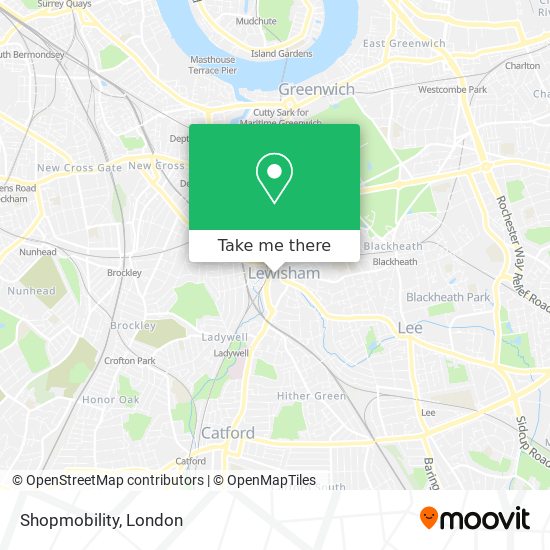 Shopmobility map
