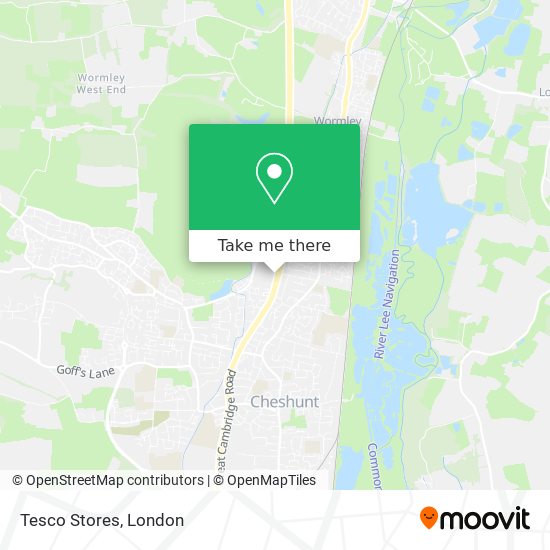 Tesco Stores map