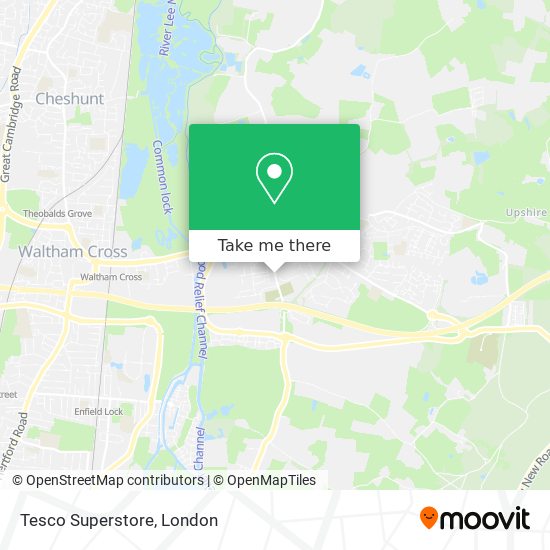 Tesco Superstore map