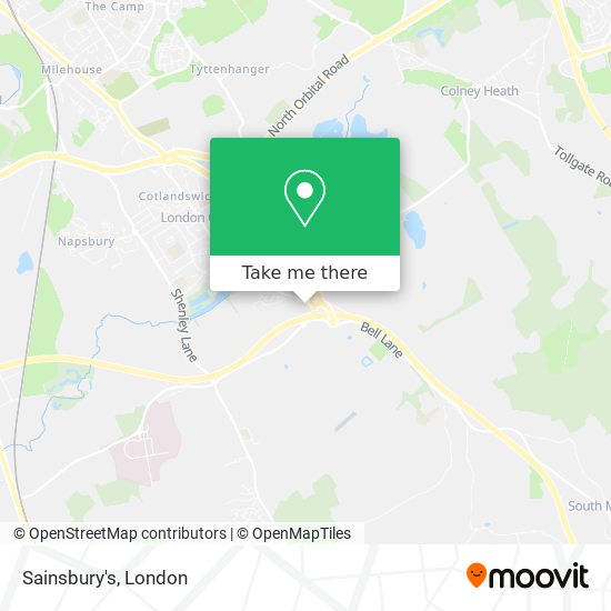 Sainsbury's map