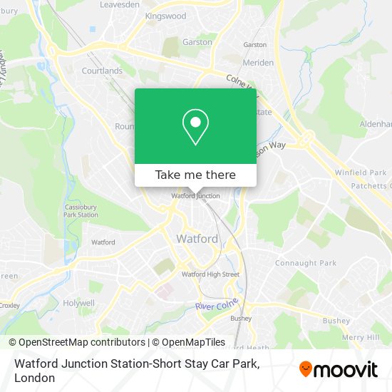 Watford Junction Station-Short Stay Car Park map