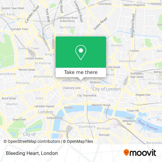 Bleeding Heart map