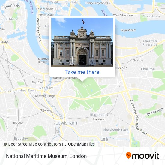 National Maritime Museum map