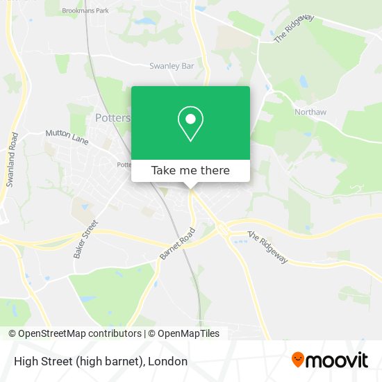 High Street (high barnet) map