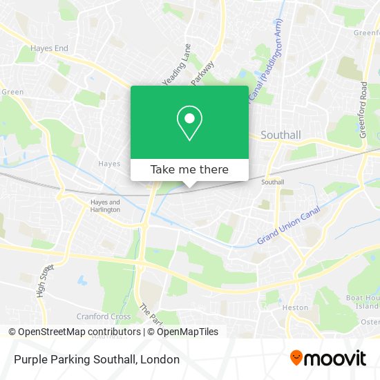 Purple Parking Southall map