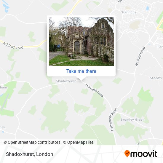 Shadoxhurst map