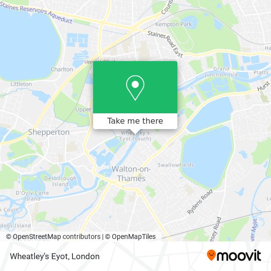 Wheatley's Eyot map