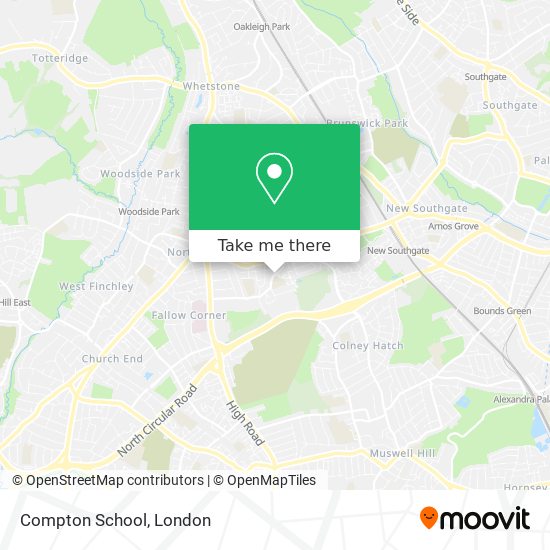 Compton School map