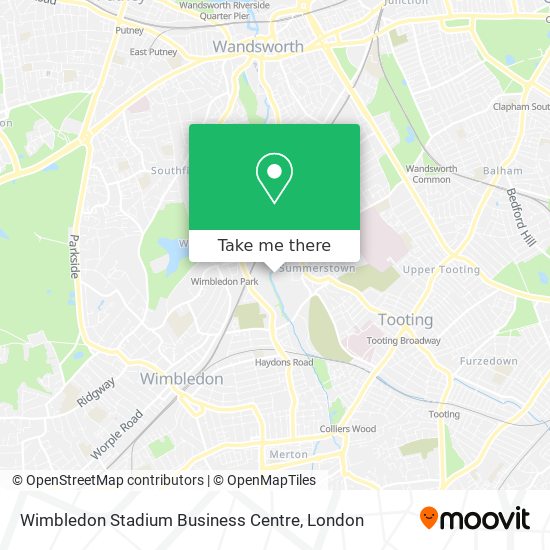 Wimbledon Stadium Business Centre map