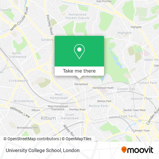 University College School map