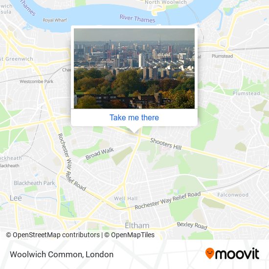 Woolwich Common map