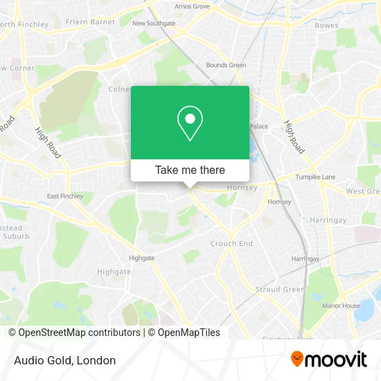 Audio Gold map