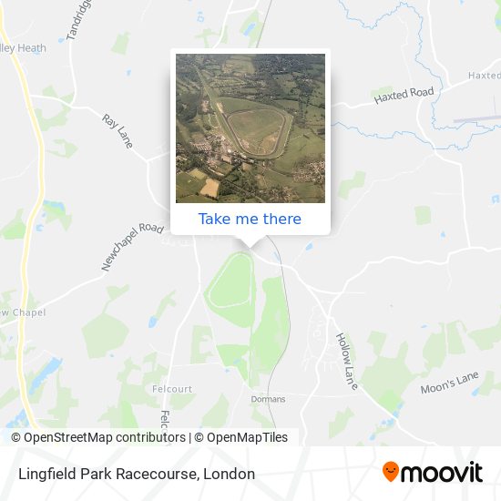 Lingfield Park Racecourse map