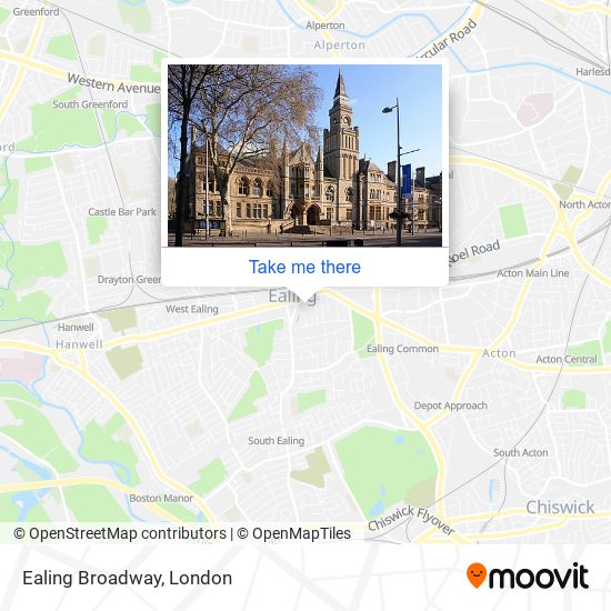 Ealing Broadway map