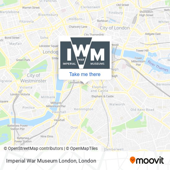 Imperial War Museum London map