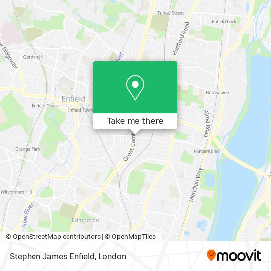 Stephen James Enfield map