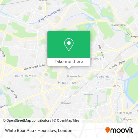 White Bear Pub - Hounslow map