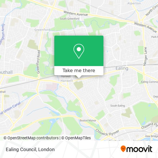 Ealing Council map