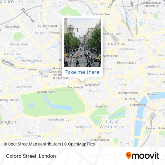 Oxford Street map