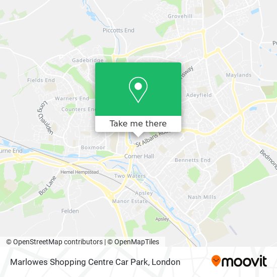 Marlowes Shopping Centre Car Park map