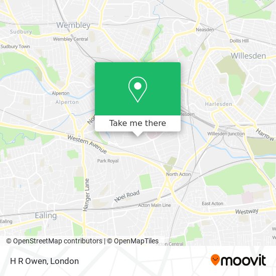 H R Owen map
