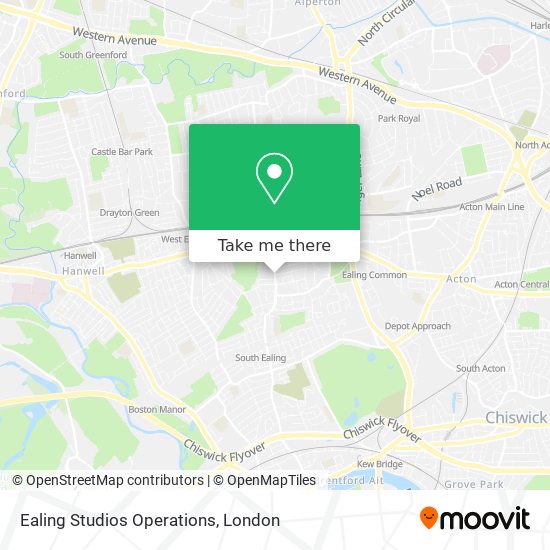 Ealing Studios Operations map