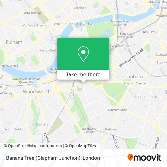 Banana Tree (Clapham Junction) map