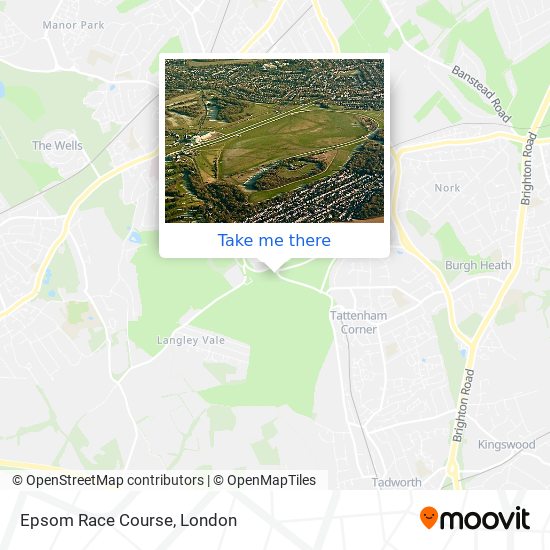 Epsom Race Course map
