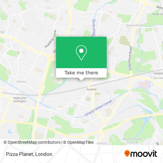 Pizza Planet map
